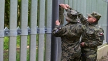 Funkcjonariusze upamiętnili śp. sierż. Mateusza Sitka przy granicy, 6.06.2025, źródło: Straż Graniczna