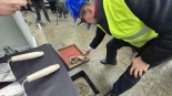 W Przedsiębiorstwie Energetyki Cieplnej w Suwałkach wmurowano akt erekcyjny pod budowę nowych kotłów parowych na biomasę, 11.04.2025, fot. Iza Kosakowska