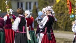 Korowód z wielkanocnymi palmami przeszedł przez Zbójną, 13.04.2025, fot. Paweł Wądołowski