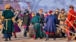 Szturm na zamek w Tykocinie, 8.02.2025, fot. Sylwia Krassowska