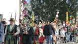 Niedziela Palmowa w Ciechanowcu. Ponad 500 palm na procesji, 13.04.2025, fot. Adam Dąbrowski