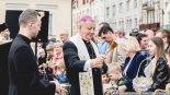 Ekumeniczne święcenie pokarmów w centrum Białegostoku, 19.04.2025, fot. Joanna Szubzda