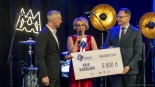 Ania Karolska - podwójna laureatka Niebieskiego Mikrofonu 2024, 16.03.2025, fot. Paweł Wądołowski