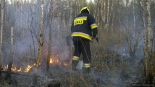 Pożar w Biebrzańskim Parku Narodowym, 20.04.2025, fot. Paweł Wądołowski
