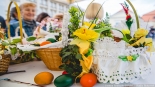 Ekumeniczne święcenie pokarmów w centrum Białegostoku, 19.04.2025, fot. Joanna Szubzda