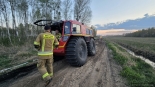 Pożar w Biebrzańskim Parku Narodowym, 20.04.2025, fot. Paweł Wądołowski
