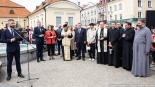 Ekumeniczne święcenie pokarmów w centrum Białegostoku, 19.04.2025, fot. Joanna Szubzda