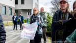 Proces aktywistów oskarżonych o pomoc nielegalnym migrantom, 14.05.2025, fot. Sylwia Krassowska