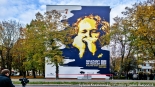 Odsłonięcie muralu Ryszarda "Skiby" Skibińskiego w Białymstoku, 28.10.2024, fot. Sylwia Krassowska