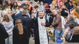 Święcenie pokarmów na Stadionie Miejskim w Białymstoku, 19.04.2025, fot. Joanna Szubzda