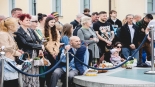Ekumeniczne święcenie pokarmów w centrum Białegostoku, 19.04.2025, fot. Joanna Szubzda