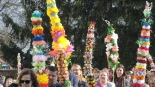 Niedziela Palmowa w Ciechanowcu. Ponad 500 palm na procesji, 13.04.2025, fot. Adam Dąbrowski
