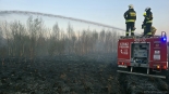 Pożar w Biebrzańskim Parku Narodowym, 20.04.2025, fot. Paweł Wądołowski