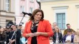 Ekumeniczne święcenie pokarmów w centrum Białegostoku, 19.04.2025, fot. Joanna Szubzda