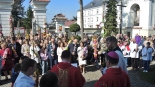 Niedziela Palmowa w Ciechanowcu. Ponad 500 palm na procesji, 13.04.2025, fot. Adam Dąbrowski